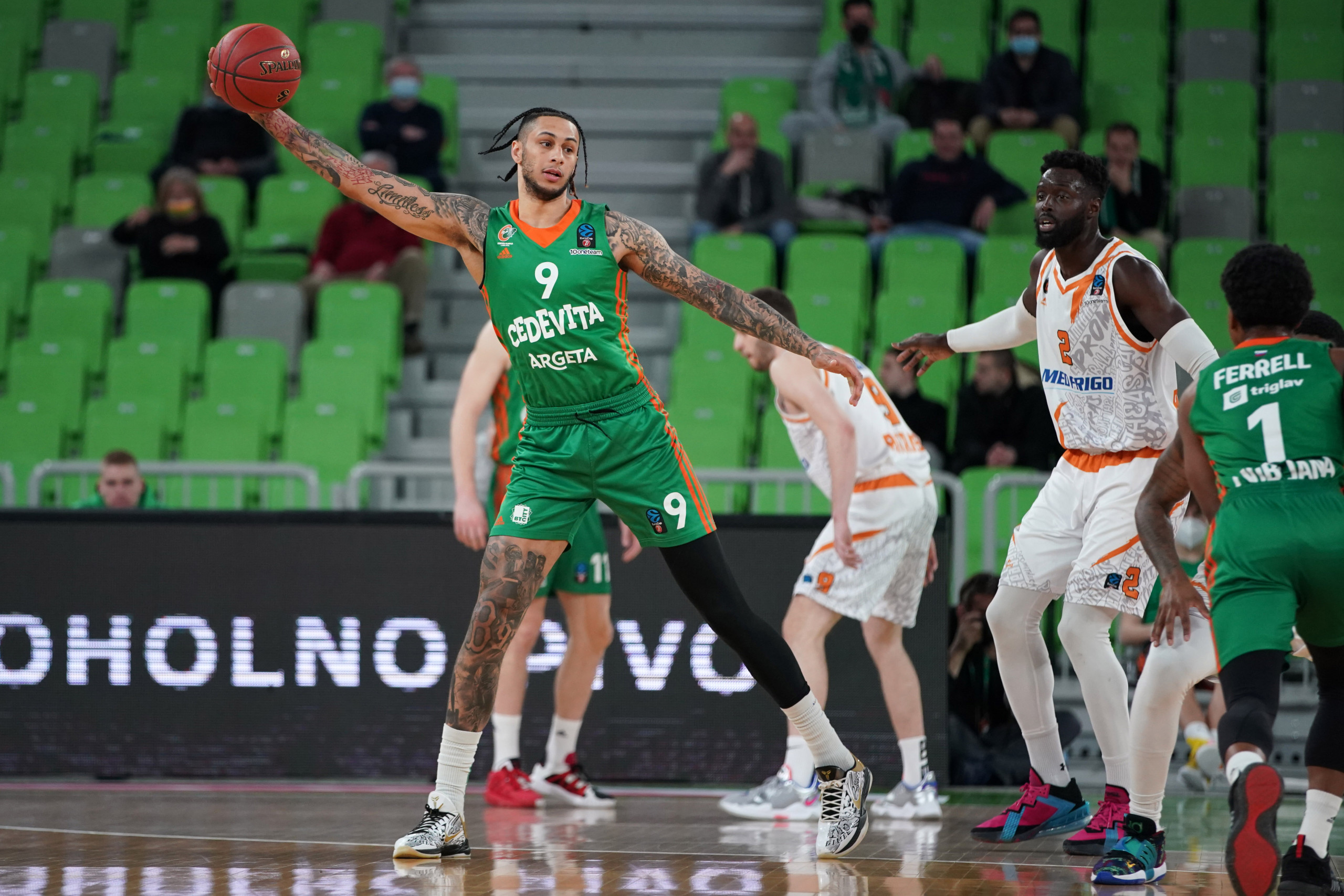 Cedevita Olimpija : Promitheas (9. Kolo 7DAYS EuroCupa; 10. Marec 2022 ...